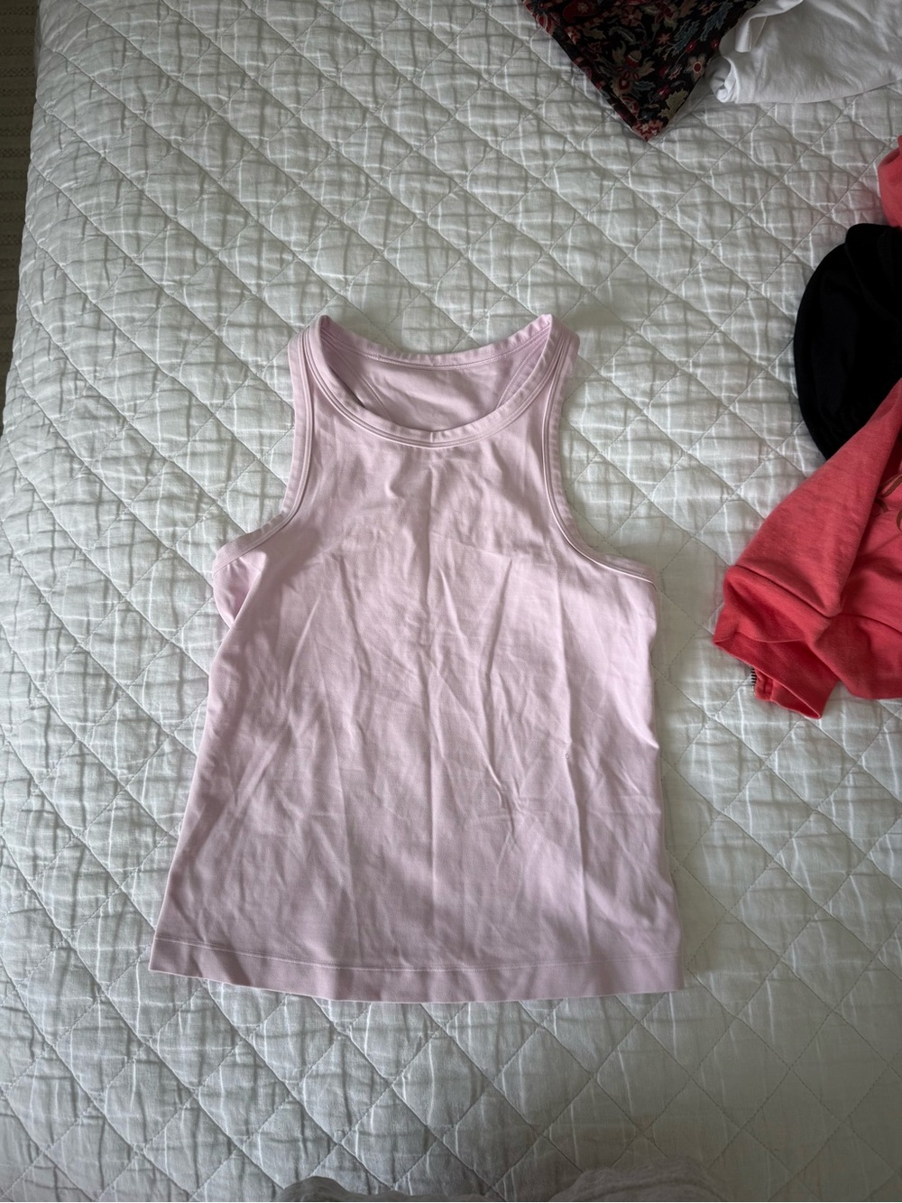 lululemon athletica Light Pink Racerback Tank Top